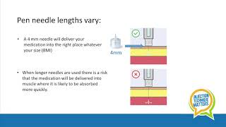 Jane Diggle | Correct use of a pen device | Injection Technique Matters