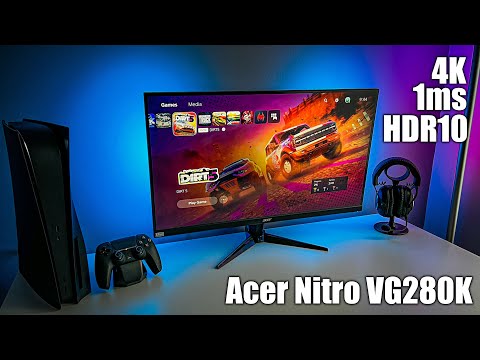 BUDGET 4K Gaming Monitor with 4K / 1ms / HDR10 | Acer Nitro VG280K Review