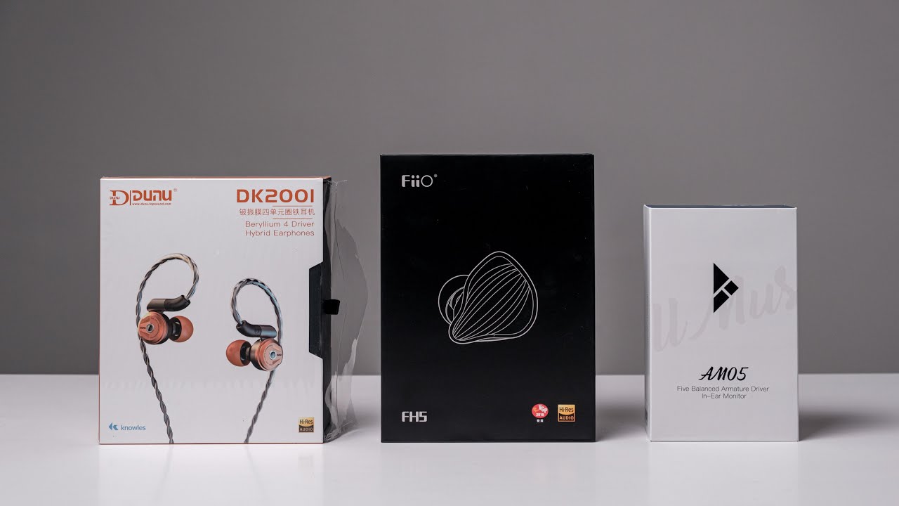 СРАВНЕНИЕ IEM ЗА 200-300$ | IBASSO AM05 | FIIO FH5 | DUNU DK2001