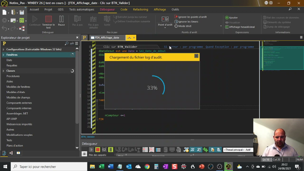 Windev : Trouver tous les jours qui correspondent à un nom de jour dans un intervalle de date