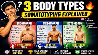 Which Body Type are you? | Endomorph vs Mesomorph vs Ectomorph | Easy Hindi Explanation | Class 11PE