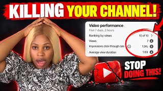 URGENT ‼️ These YouTube Advice KILLED My Channel’s Views (Don’t Fall Victim!)