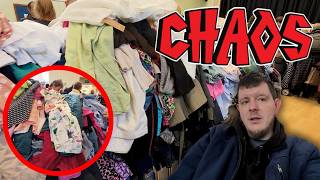 It was pure CHAOS at this Jumble sale | Saturday 21st February