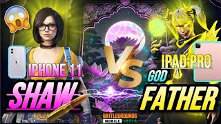 Shaw Vs Godfather Iphone11 Vs Ipad Pro Master Of Tdm Bgmi 1V1 Tdm Paid Tournament 60Fps