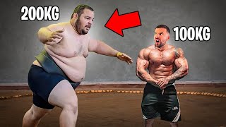 Lutei C/ CAMPEÃO Mundial De SUMO!! (Bodybuilder vs Sumo)