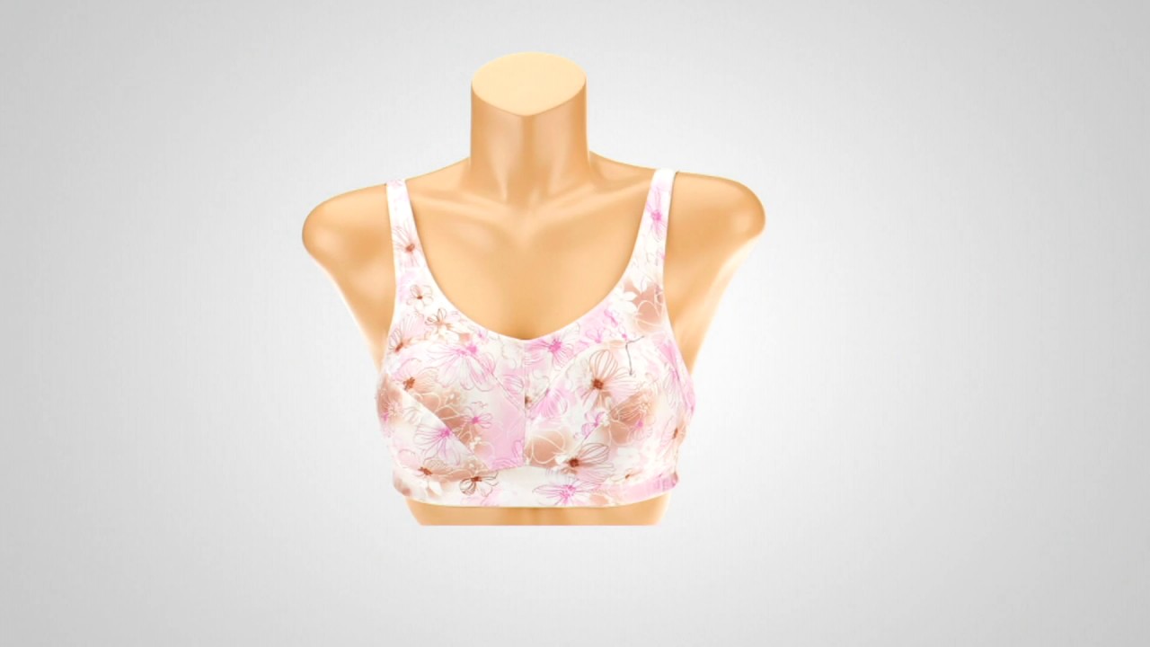 Breezies Full Coverage Unlined Support Bra on QVC YouTube