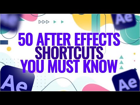 50 After Effects Shortcuts You MUST Know to Save Time! - YouTube