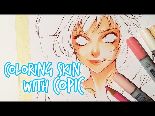 How to Color Skin with Copic Markers, Introduction to Coloring Skin Tone  Tutorial