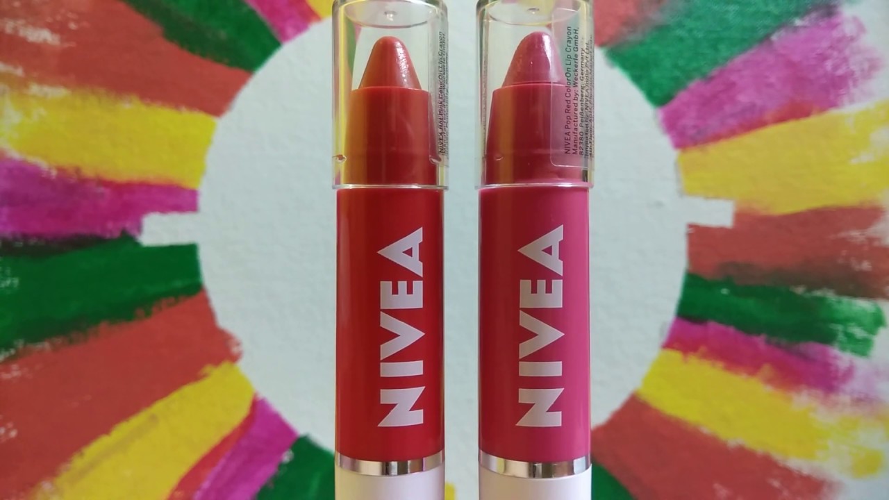 Nivea Coloron Lip Crayon Review YouTube