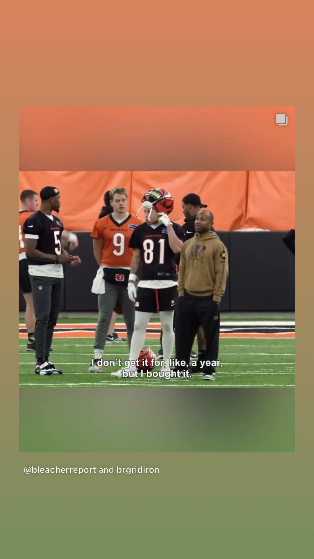 He should’ve paid his O Line #hoodnews #joeburrow #bengals