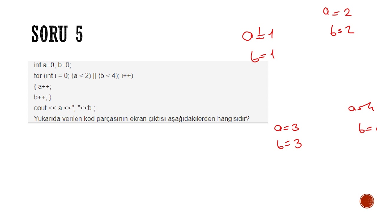 C++ / Fonksiyonlar Soru Cevap - YouTube