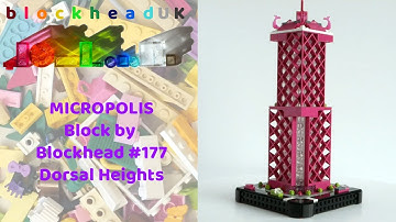 Dorsal Heights  - LEGO Micropolis Block by Blockhead #177