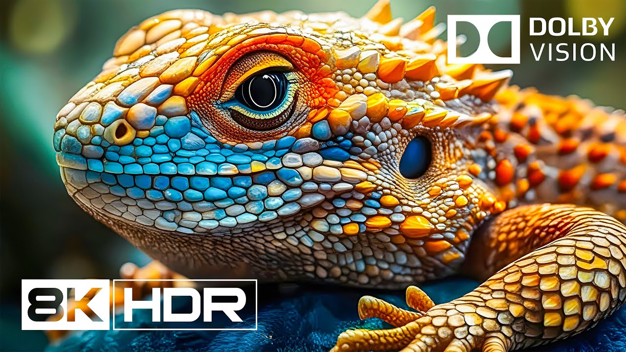 Wildlife Dreams 8K HDR - Дикая природа и фортепиано для глубокого расслабления | Dolby Vision