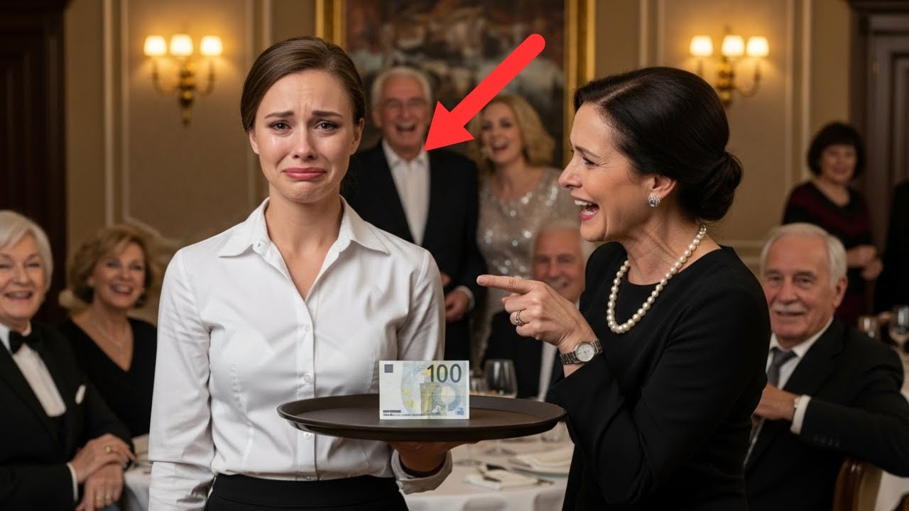 Kelnerka dostała tylko 1 euro napiwku… a następnego dnia została wezwana do gabinetu prezesa !