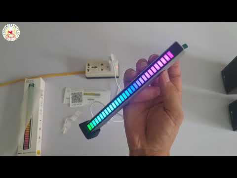 Video Đèn Led Thanh RGB Cảm Biến Giọng Nói, Nháy Theo Nhạc. - youtube