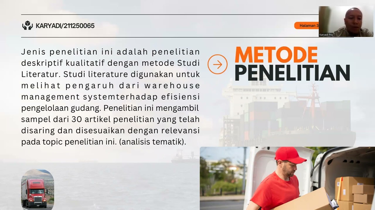 Assessment Akhir Semester Sistem Informasi dan Teknologi Logistik