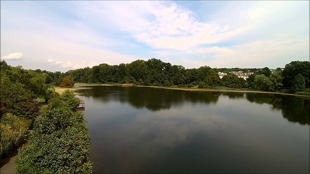 Aerial Drone Flight of Gunners Lake 19049 Partridge Wood Dr. Germantown
