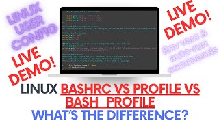 Bashrc Vs Profile Vs Bash Profile - Setting Linux Environment Variables Automatic Command Run