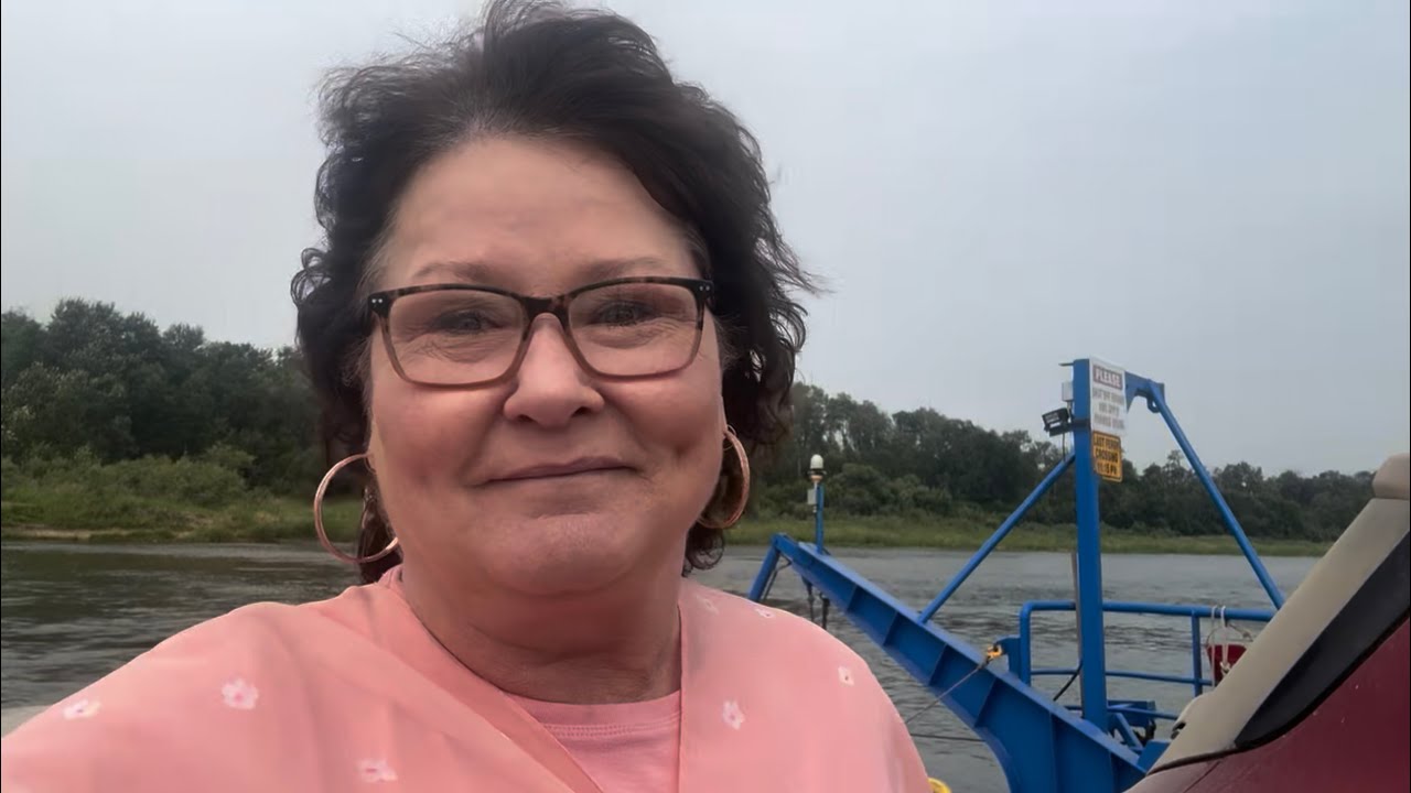 Karen Forges the South Saskatchewan River