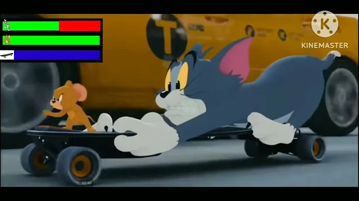 Tom and jerry (2021) skateboard ride with healthbars (600 subs special)