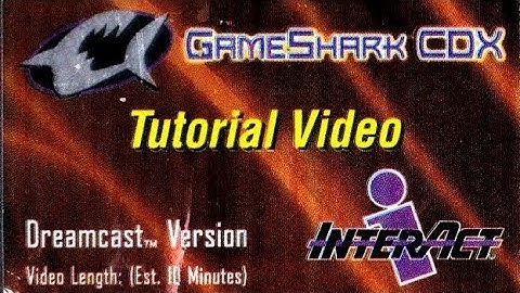 VHS - GameShark CDX Tutorial Video (Sega) DreamCast Version by InterAct Unaltered with Original Ads