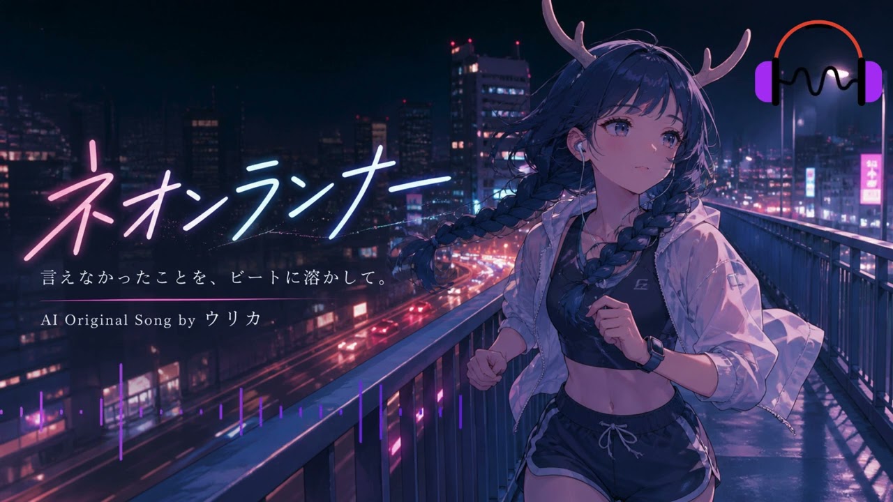 ネオンランナー｜136 BPM Night City Pop Rock｜AI Original Song