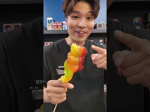 🤯 <strong>롤업젤리</strong> + 탕후루? 믿을 수 없는 조합! 이게 가능해? 🔥 #999회도전