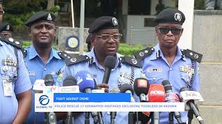 FIGHT AGAINST CRIME :POLICE RESCUE 17 KIDNAPPED HOSTAGES INCLUDING TODDLERS IN KADUNA