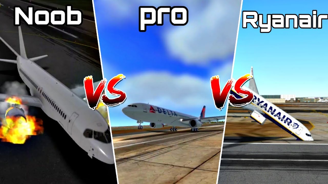 RFS Real Flight Simulator || Pro VS Noob VS Ryanair (Remake) 