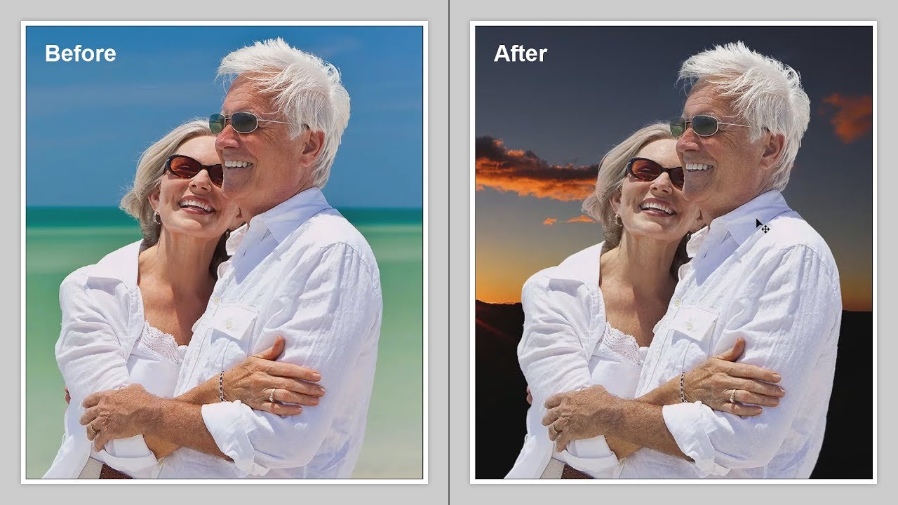 White Hair Selection In Photoshop Refine Edge Youtube