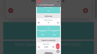 ROI Calculator App Example