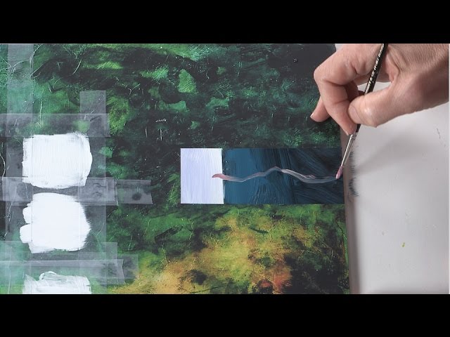 How to blend acrylic paint, Artist Nancy Reyner, Acrylic Revolution