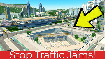 How to Build a Downtown Transport Hub - Cities Skylines
