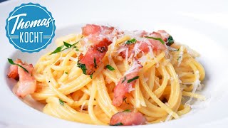 Spaghetti Carbonara Rezept - einfach und schnell / Thomas kocht