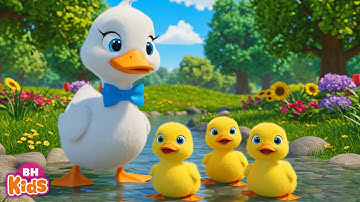 Một Con Vịt 🐥🐥 Nhạc Thiếu Nhi Vịt Mẹ Và Đàn Vịt Con Đi Bơi, Top Bài Hát Vui Nhộn Cho Bé