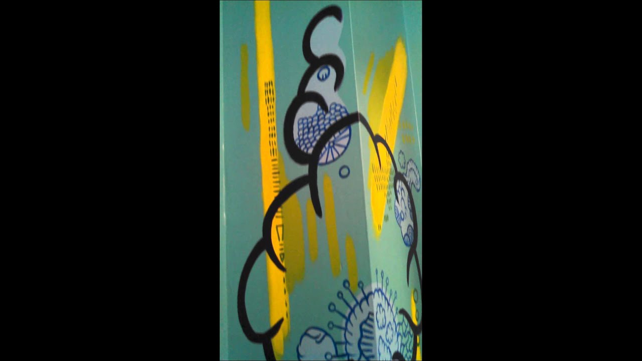 Sam Paolini Mural at Crackskull's Coffee and Books