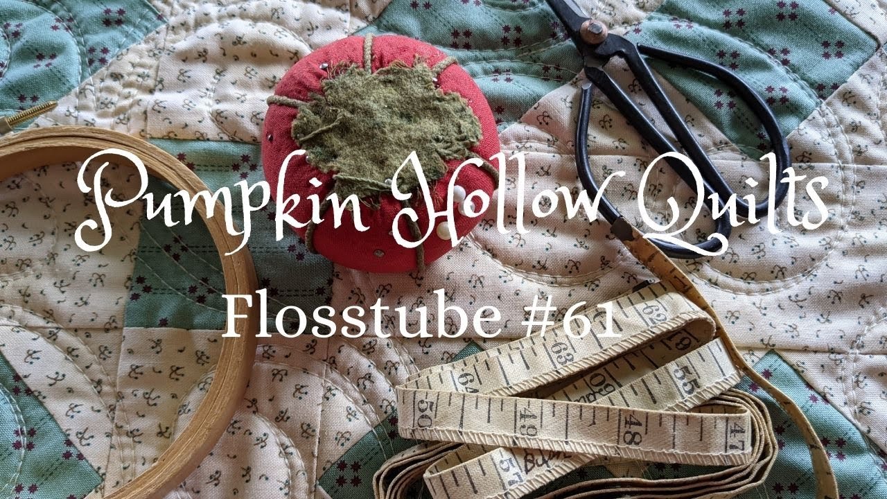 Flosstube #61 ~ Cross Stitch, Warm Spring Days and a Few Quilts - YouTube