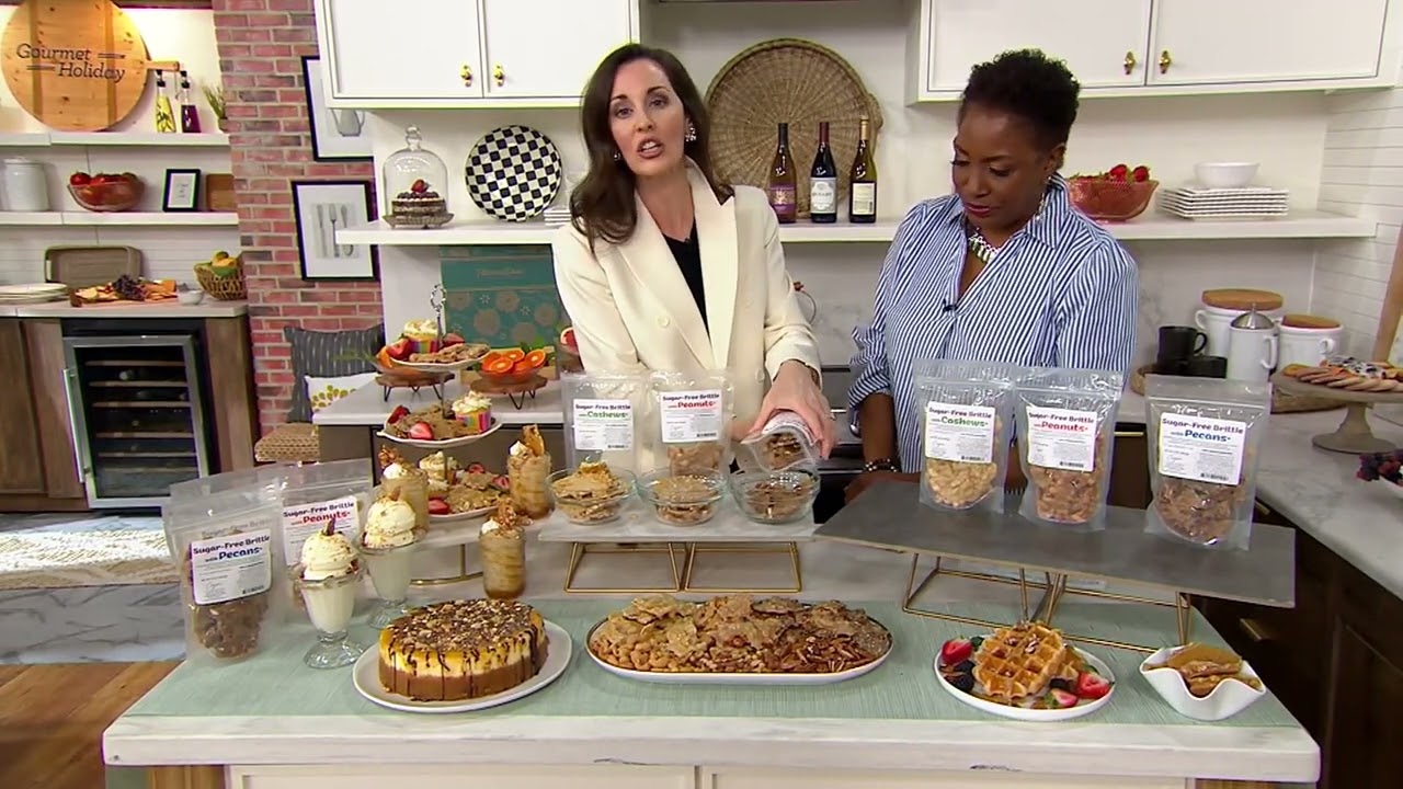 Cooper Candy (3) 8-oz. Sugar-Free Brittle Trio Flavors on QVC