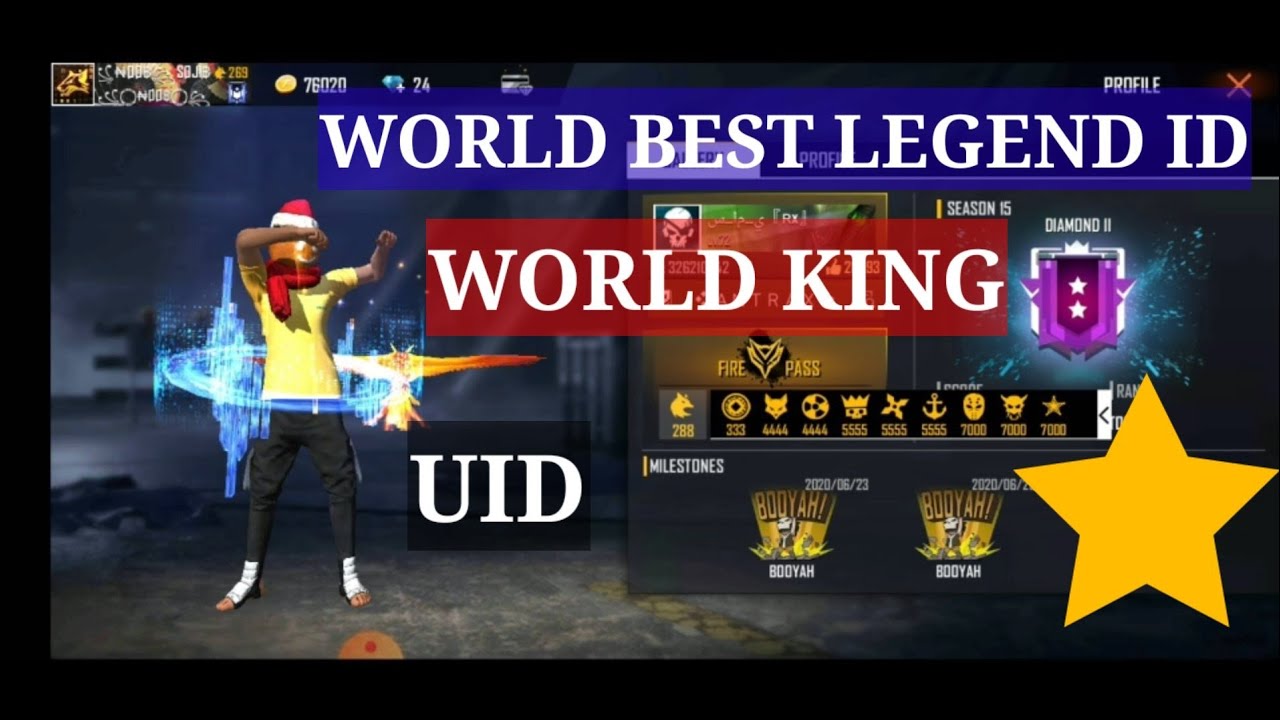 WORLD BEST LEGEND || ID || and || UID || কার? কত টাকা খরচ করেন দেখে নাও ...
