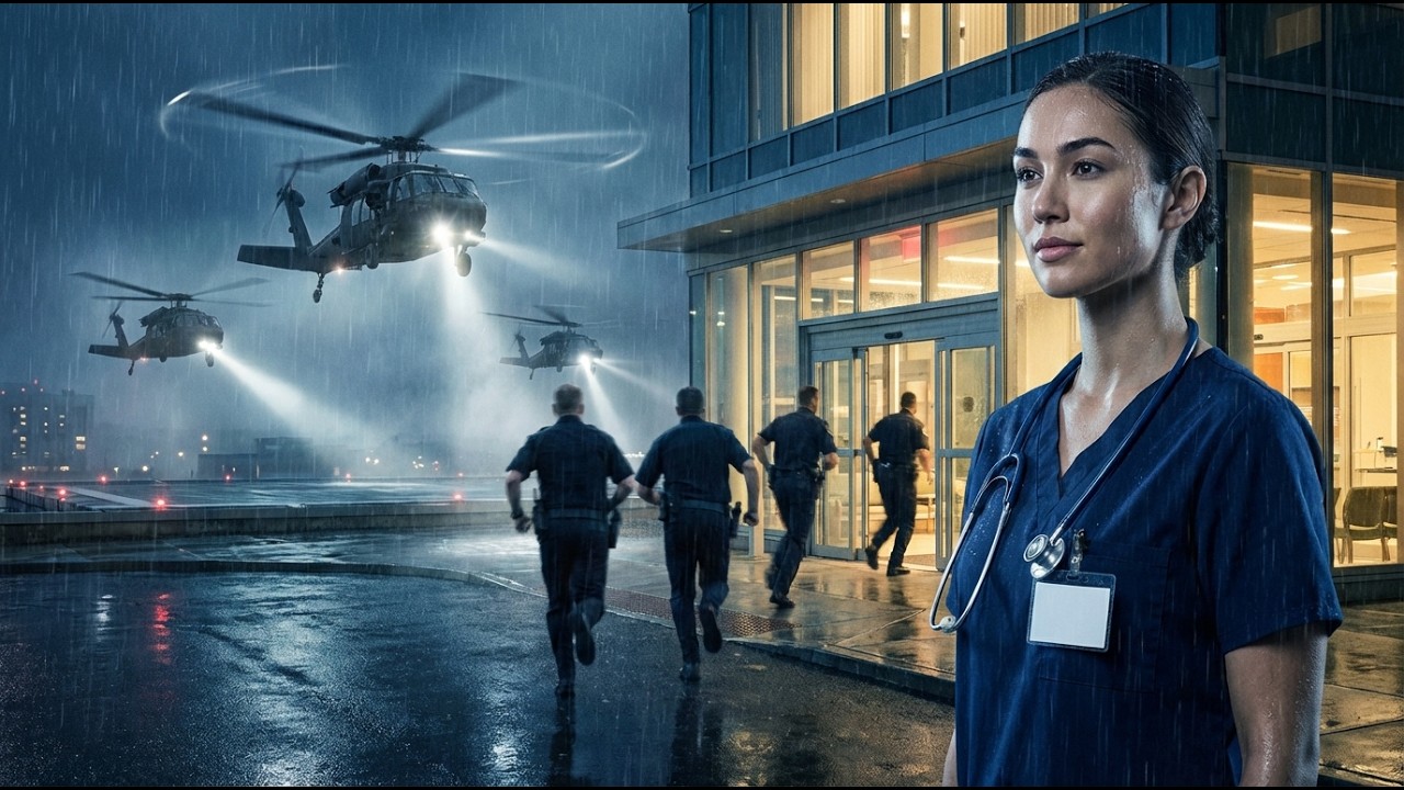 Nocna zmiana pielęgniarki… a potem wylądowały dla niej 3 wojskowe śmigłowce