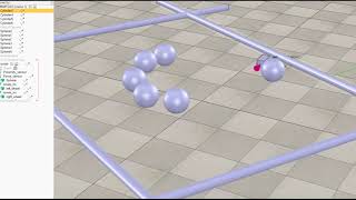 Obstacle avoidance of robot vehicle in V-REP