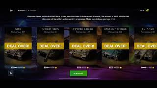 Wot blitz ll August 2025  ll  all tanks in auction 