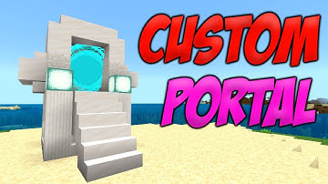 Custom Portals with Command Blocks in Minecraft Bedrock!