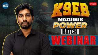 KSEB Mazdoor 2026: Free Webinar Week | Akhil Sir | Tella PSC | Live