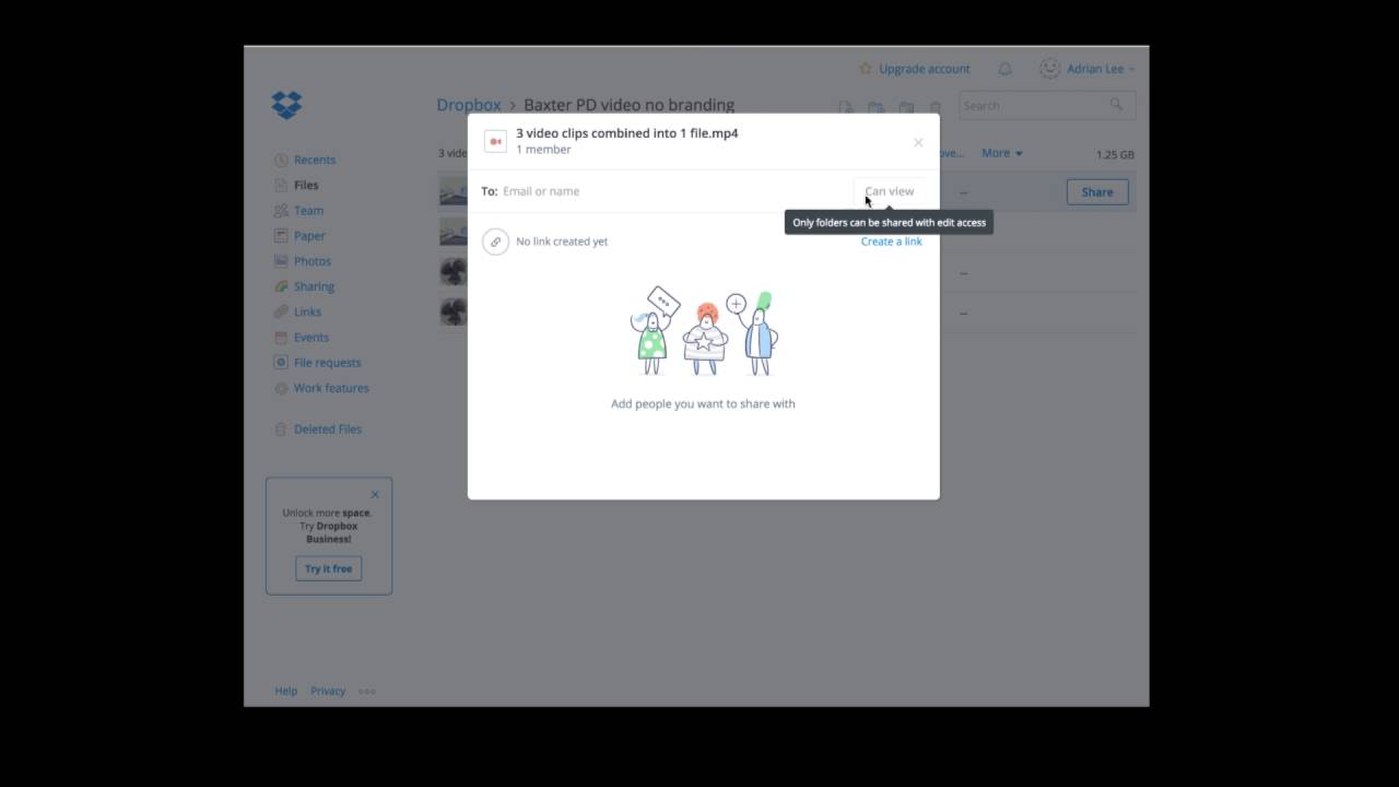 How to Send Large Video Files Using Dropbox - YouTube