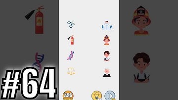 Brain Up Emoji Mode Quiz 64 answer hint - Gameplay Solution Walkthrough