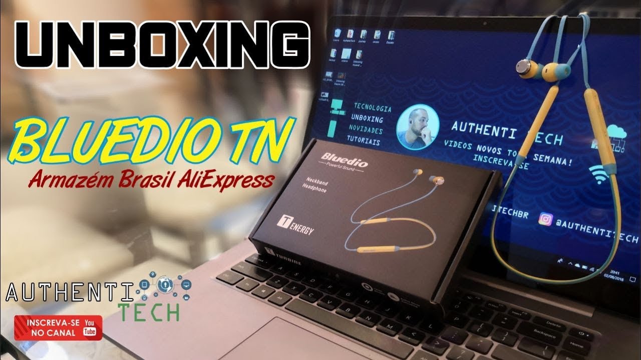 Unboxing Fone Bluetooth Bluedio TN - Aliexpress Armazém Brasil!