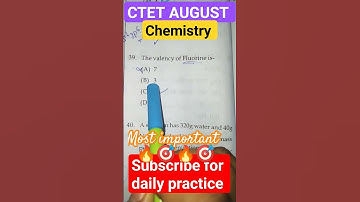 CTET CHEMISTRY QUESTION 📚🎯🔥#viral #youtubeshorts #shortsfeed #ctet #science #chemistry #shorts
