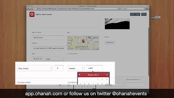 Ohanah app v2 - Managing Recurrent Events