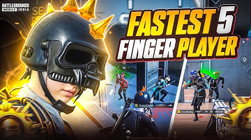 Fastest 5 Finger Player 💀 3.9 Update | BGMI 1v4 Clutches 